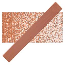 Holbein Artists’ Oil Pastel - Burnt Sienna 3 oil pastel and swatch