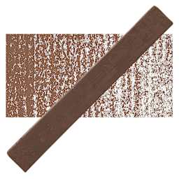 Holbein Artists’ Oil Pastel - Burnt Umber 1 oil pastel and swatch