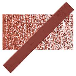Holbein Artists’ Oil Pastel - English Red 1 oil pastel and swatch