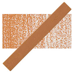 Holbein Artists’ Oil Pastel - Raw Sienna 1 oil pastel and swatch