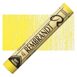 Rembrandt Soft Pastel - Light Yellow 201.5 pastel and swatch