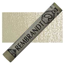 Rembrandt Soft Pastel - Raw Umber 408.9 pastel and swatch