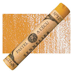 Sennelier Soft Pastel - Golden Ochre 127 pastel and swatch