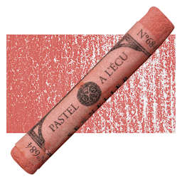 Sennelier Soft Pastel - Helios Red pastel and swatch