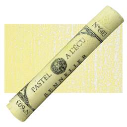 Sennelier Soft Pastel - Lemon Yellow 603 pastel and swatch