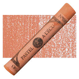 Sennelier Soft Pastel - Vermilion 083 pastel and swatch