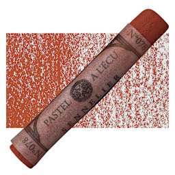 Sennelier Soft Pastel - Vermilion Brown pastel and swatch
