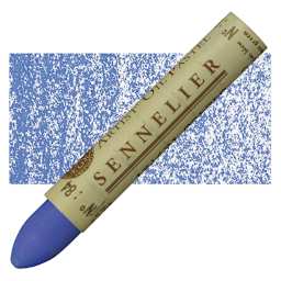 Sennelier Oil Pastel - Blue Chromium Green oil pastel and swatch