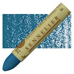 Sennelier Oil Pastel - Celestial Blue oil pastel and swatch