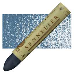 Sennelier Oil Pastel - Charcoal Blue oil pastel and swatch