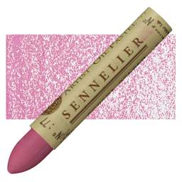 Sennelier Oil Pastel - Pale Pink Madder Lake oil pastel and swatch