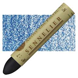 Sennelier Oil Pastel - Prussian Blue oil pastel and swatch