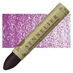 Sennelier Oil Pastel - Violet Alizarin Lake oil pastel and swatch