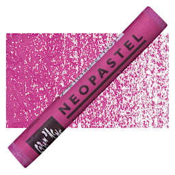 Caran d'Ache Neopastel - Purplish Red pastel and swatch