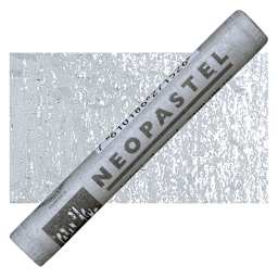 Caran d'Ache Neopastel - Silver pastel and swatch