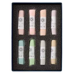 Unison Handmade Pastels-Set of 8 Light (set contents)