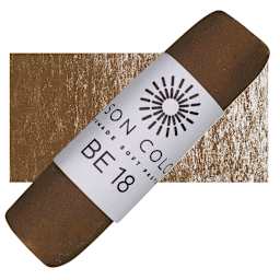 Unison Handmade Pastel - Brown Earth 18 pastel and swatch