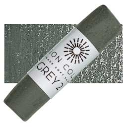 Unison Handmade Pastel - Gray 2 pastel and swatch
