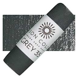Unison Handmade Pastel - Gray 35 pastel and swatch