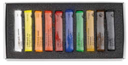 Schmincke Soft Pastels and Sets - Set of 10 shown in storage tray