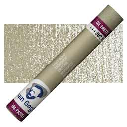Van Gogh Oil Pastel - Light Gold 802.5 oil pastel and swatch