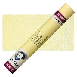 Van Gogh Oil Pastel - Light Yellow 201.9 oil pastel and swatch