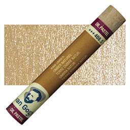 Van Gogh Oil Pastel - Raw Umber 408.5 oil pastel and swatch