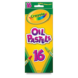 Crayola Oil Pastels - Assorted Colors, Set of 16, front of the packaging