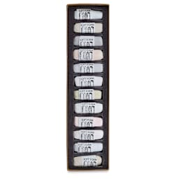 Light Vibrations, Set of 12 Pastels in Tray