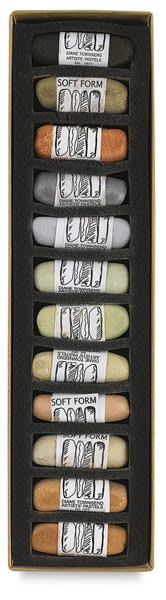 Metallics, Set of 12 Pastels in Tray