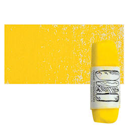 Townsend Artists' Soft Form Pastel - Cadmium Yellow Deep 021 pastel and swatch