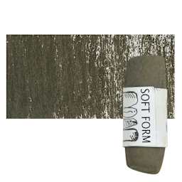 Townsend Artists' Soft Form Pastel - Dark Mustard (Dark) pastel and swatch