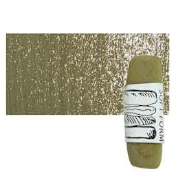 Townsend Artists' Soft Form Pastel - Dark Mustard pastel and swatch