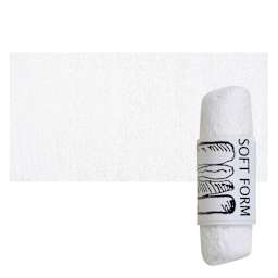 Townsend Artists' Soft Form Pastel - Off White Pink pastel and swatch