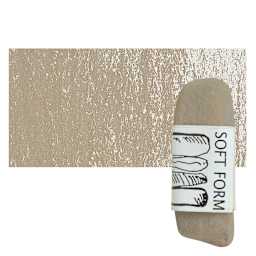 Townsend Artists' Soft Form Pastel - Raw Umber (Light) pastel and swatch