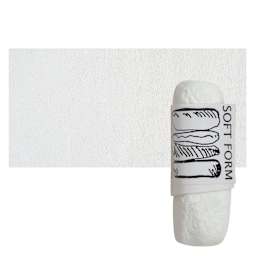 Townsend Artists' Soft Form Pastel - Titanium White 010 and swatch