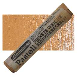Schmincke Soft Pastel - Burnt Green Earth H pastel and swatch