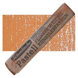 Schmincke Soft Pastel - Burnt Sienna H pastel and swatch