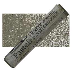 Schmincke Soft Pastel - Greenish Gray 1 B pastel and swatch