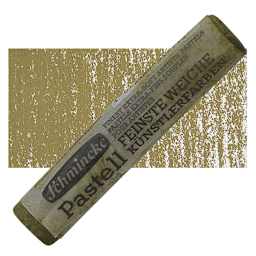Schmincke Soft Pastel - Greenish Umber D pastel and swatch