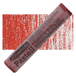 Schmincke Soft Pastel - Permanent Red 3 Deep B pastel and swatch