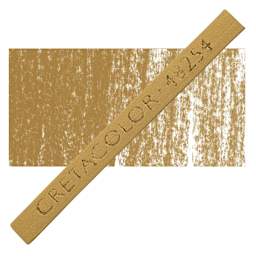 Cretacolor Pastel Carre Hard Pastel - Gold pastel and swatch