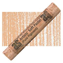 Art Spectrum Artists' Soft Pastel - Burnt Sienna 548X pastel and swatch