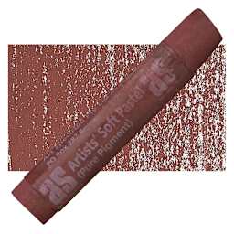 Art Spectrum Artists' Soft Pastel - Caput Mortuum 554P pastel and swatch