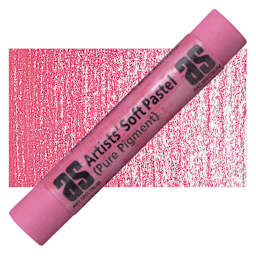 Art Spectrum Artists' Soft Pastel - Crimson 512T pastel and swatch