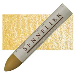 Sennelier Oil Pastel Grand - Yellow Ochre oil pastel and swatch