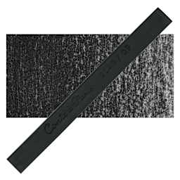 Conté à Paris Colour Pastel Carré - Black 09, Single Carré and swatch