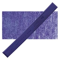 Conté à Paris Colour Pastel Carré - Dark Ultramarine 46, Single Carré and swatch