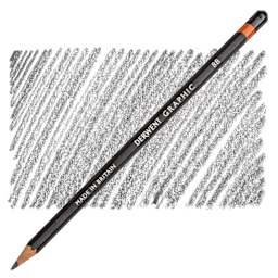 Derwent Graphic Pencil - Hardness 8B pencil and swatch