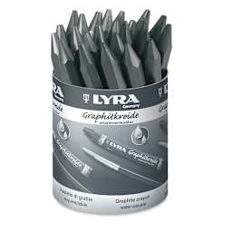Lyra Watersoluble Graphite Crayon - Classroom Pack, Set of 24
